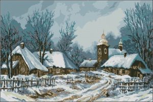 Зимняя деревня (пейзаж) Зимняя деревня (пейзаж)