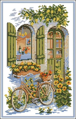 Bicycle by the Green Shutters