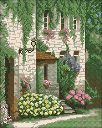 Stone Cottage in Bloom