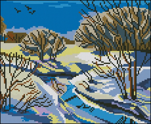March Thaw Landscape