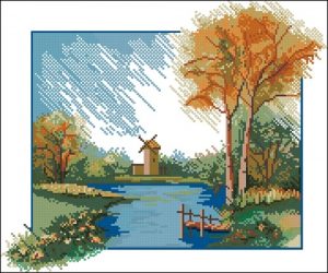 Windmill by the River