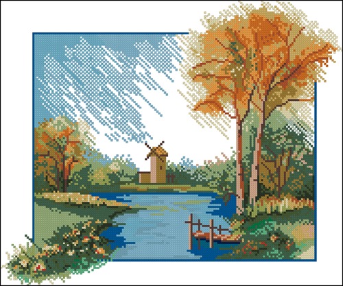 Windmill by the River