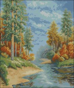VM-001 Autumn Forest River
