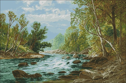Fast Mountain Stream