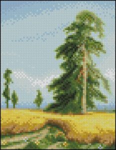 Pine Tree in the Rye Field