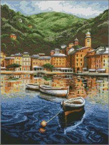 Italian Harbor Reflections