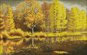 Autumn Reflections on the Lake