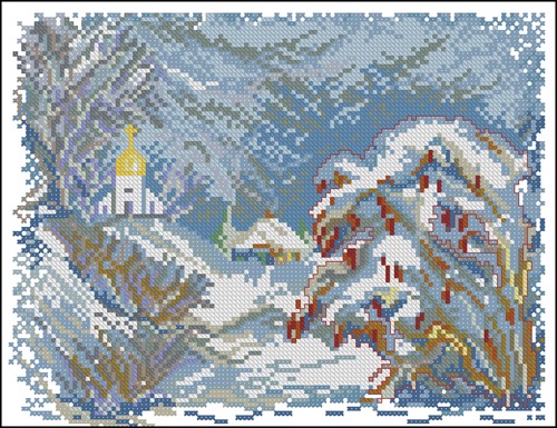 Winter Landscape with Chapel