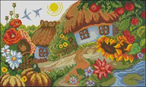 Picturesque Ukrainian Village