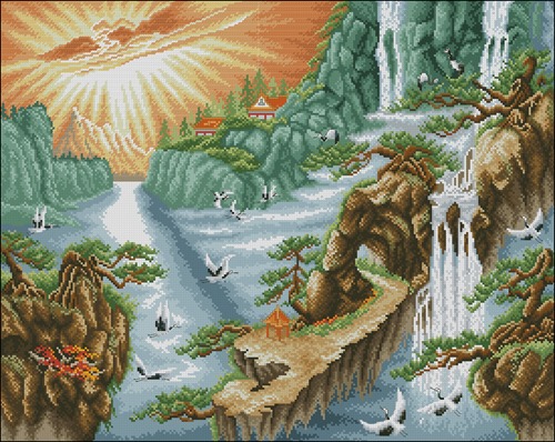 Chinese waterfall