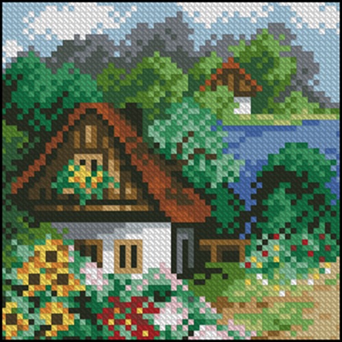 Village Cottage Miniature