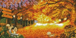 Autumn Park Alley