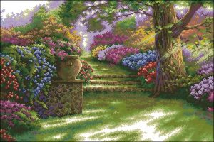 Garden Path with Urn