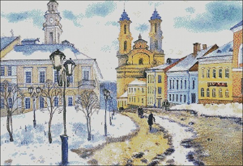 Winter Town Square