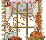 Autumn at the window Autumn