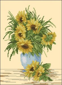 Cross stitch sunflower Cross stitch sunflower