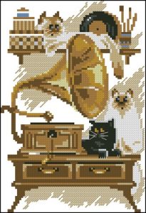 Коты и граммофон Коты и граммофон