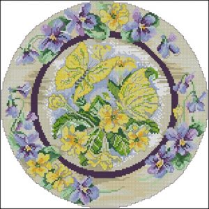 Brimstone Butterflies with Primroses Brimstone Butterflies with Primroses