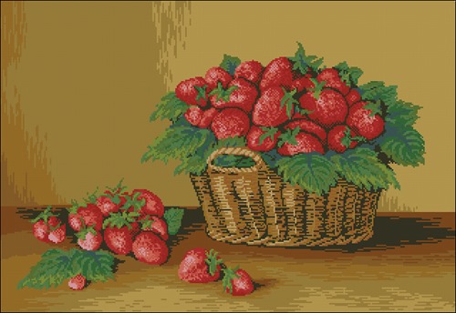 Полная корзина клубники