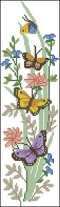Flowers with butterfly