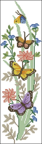 Flowers with butterfly
