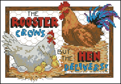 Rooster crows