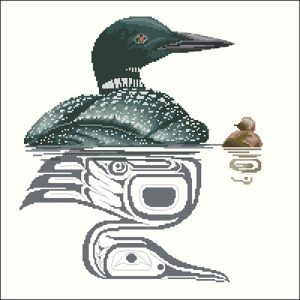 Loon & Chick by Sue Coleman Loon & Chick by Sue Coleman