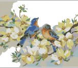Birds with Dogwood Birds with Dogwood