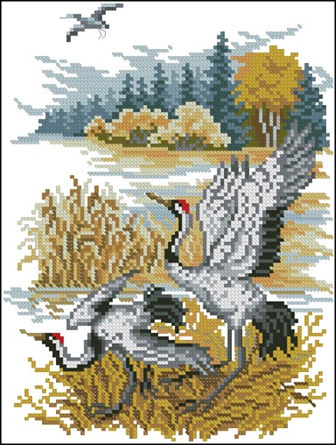 The cranes