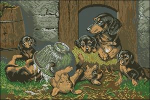 Dachshund Family Dachshund Family