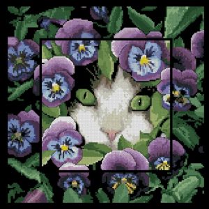 Весенний кот в рамочке