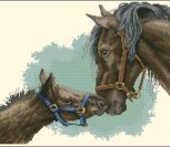 Mother and colt Mother and colt