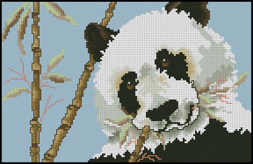 Panda with Bamboo