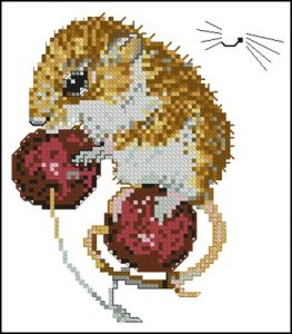 Ginger Mouse with cherry Ginger Mouse with cherry