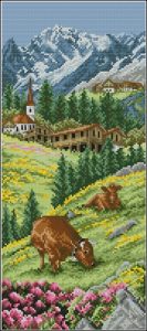 Swis Alpine Landscape