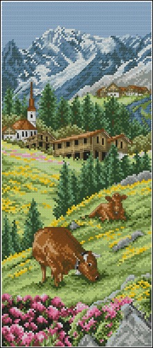 Swis Alpine Landscape