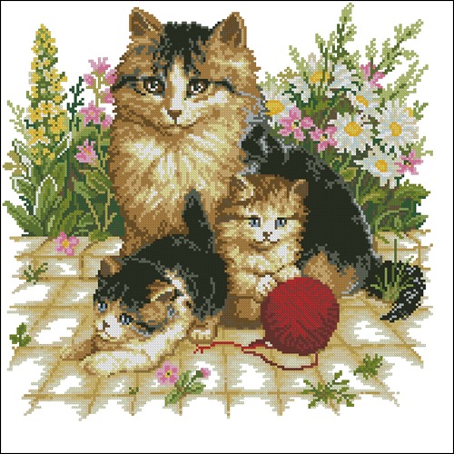 Мама кошка