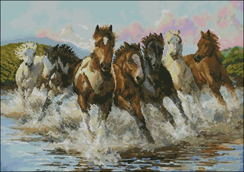 In the dance of water splashes