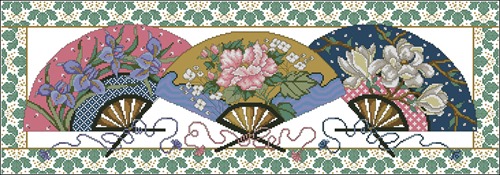 Three Oriental Fans