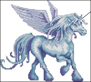 Blue Winged Unicorn Blue Winged Unicorn
