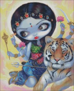 Durga and the Tiger
