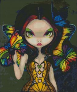Fairy With a Butterfly Mask Fairy With a Butterfly Mask