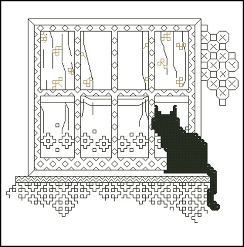 Кошка у окна