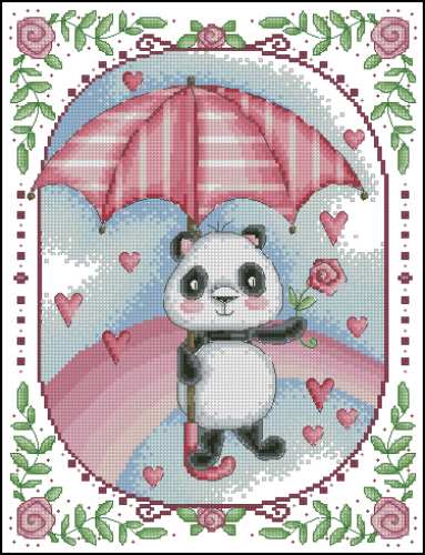 Love &  Cuddles - Panda Hanging