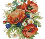 Red poppies bouquet Red poppies bouquet