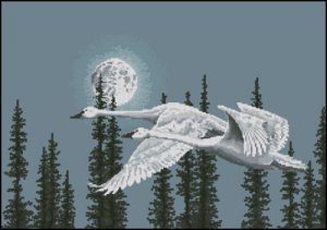 Летящие лебеди