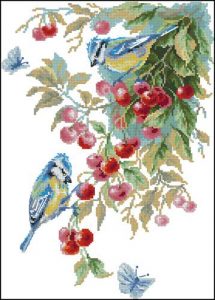 Синицы и вишни Синицы и вишни