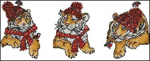 Christmas Tigers Toys
