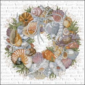 Seashell Wreath / Pillow