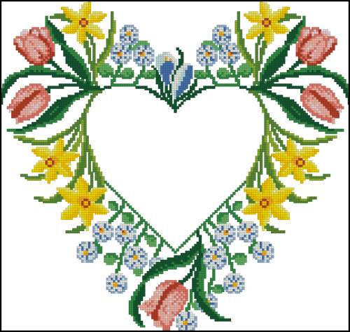 Цветочное сердце